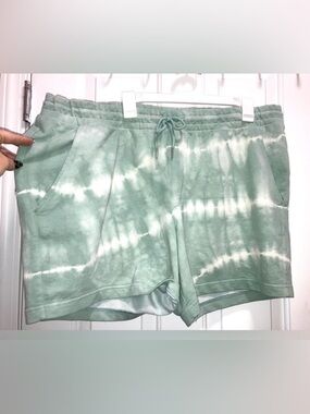 Men's 6" Knit Cargo Shorts 6" - Original Use™ Green Tie-Dye Size XL new